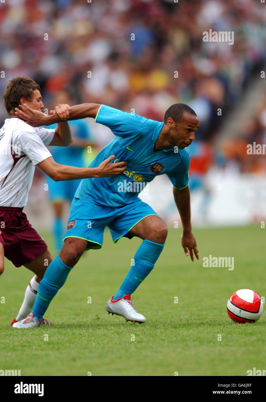 Fußball - freundlich - Heart of Midlothian V Barcelona - Murrayfield Stadium Stockfoto
