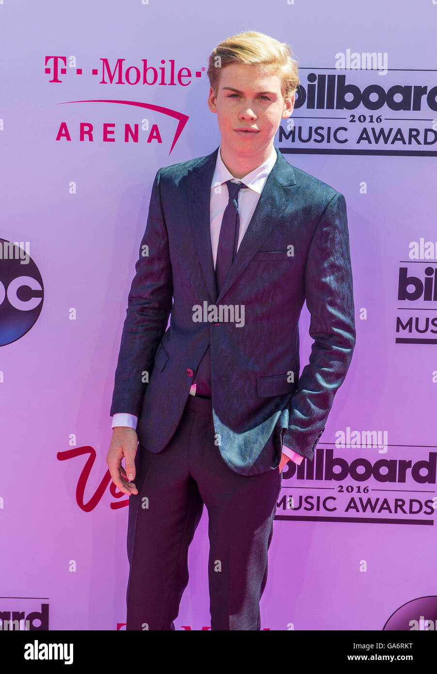 Schauspieler Aidan Alexander besucht die 2016 Billboard Music Awards im T-Mobile Arena in Las Vegas Stockfoto
