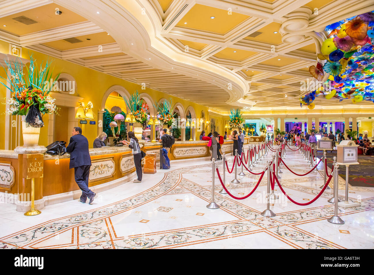 Bellagio Lobby Stockfotos Bellagio Lobby Bilder Alamy