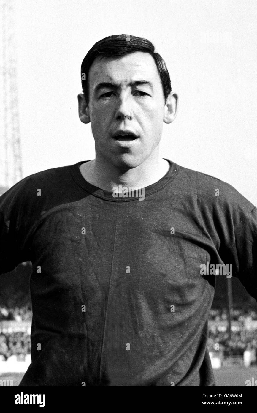 Fußball - Football League Division One - Chelsea / Leicester City. Gordon Banks, Torhüter von Leicester City Stockfoto