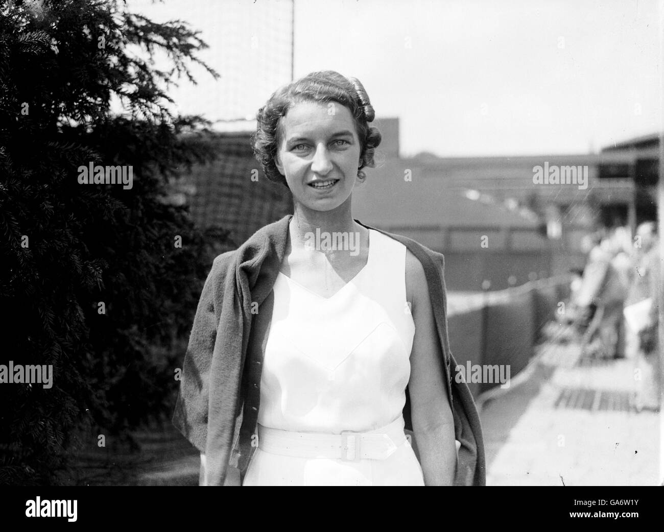Tennis - Mary Hare (geb. Hardwick). Mary Hare (geb. Hardwick) Stockfoto