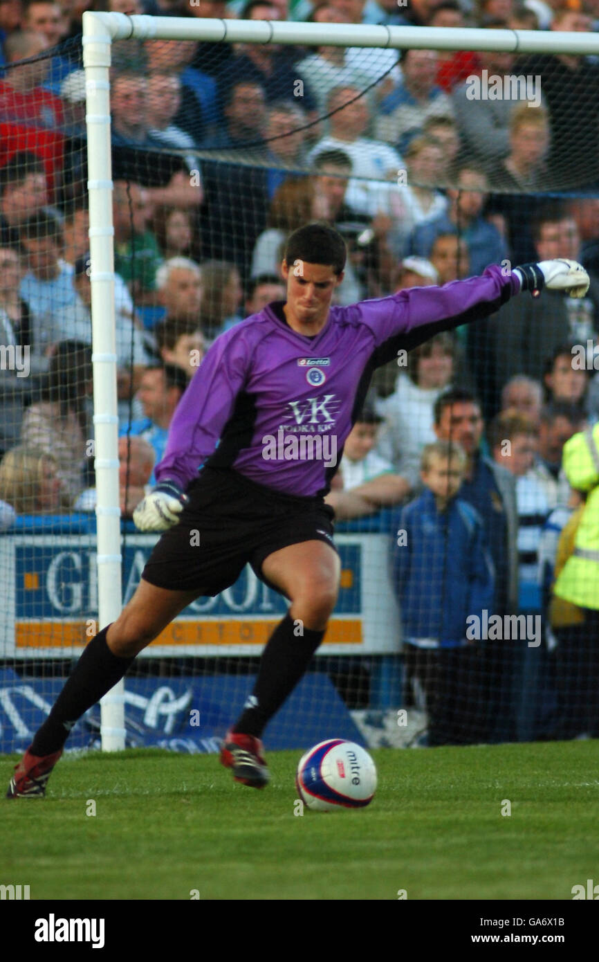 Fußball - freundlich - Chesterfield gegen Sheffield Mittwoch - Saltergate. Michael Jordan, Chesterfield Stockfoto