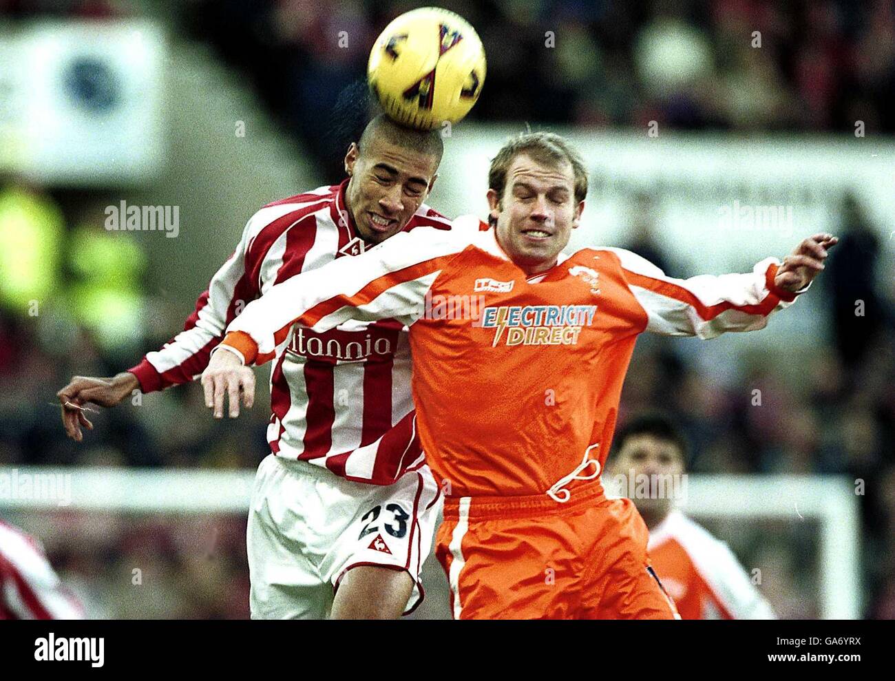 Fußball - bundesweit League Division Two - Stoke City V Blackpool Stockfoto