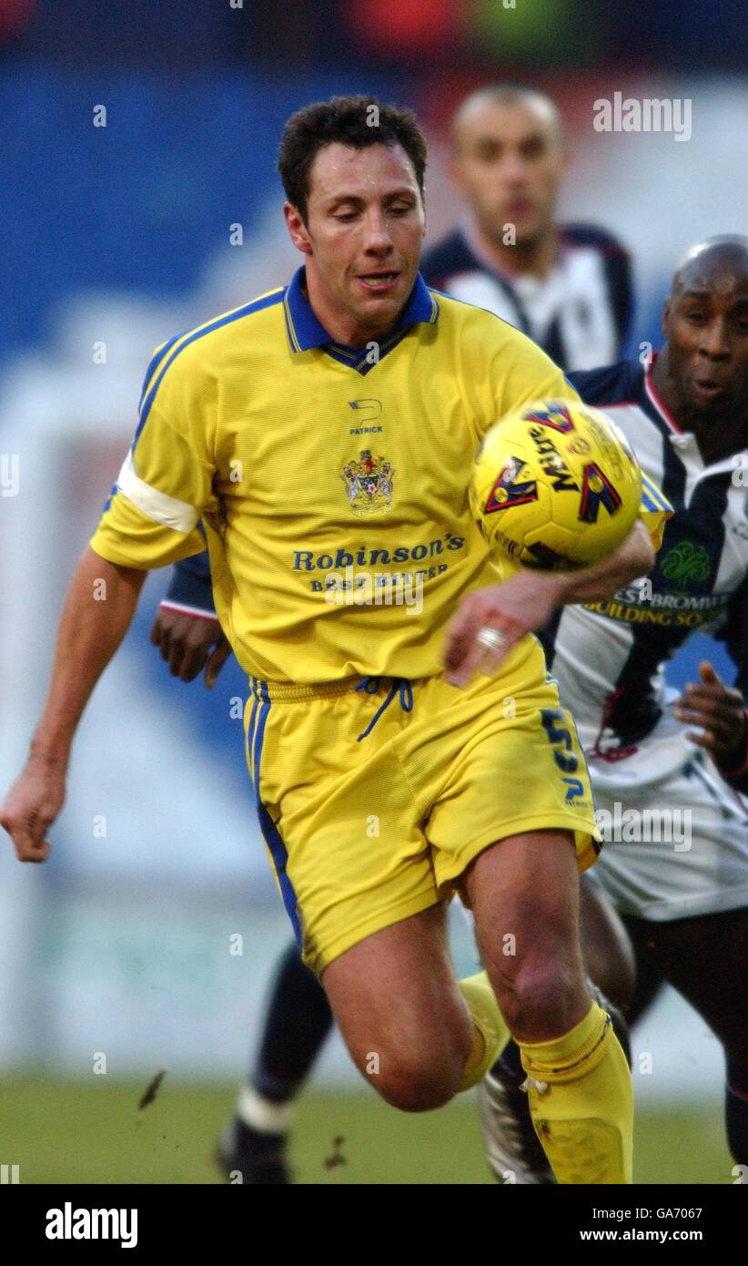 Fußball - Nationwide League Division One - West Bromwich Albion / Stockport County. Mike Flynn, Stockport County Stockfoto