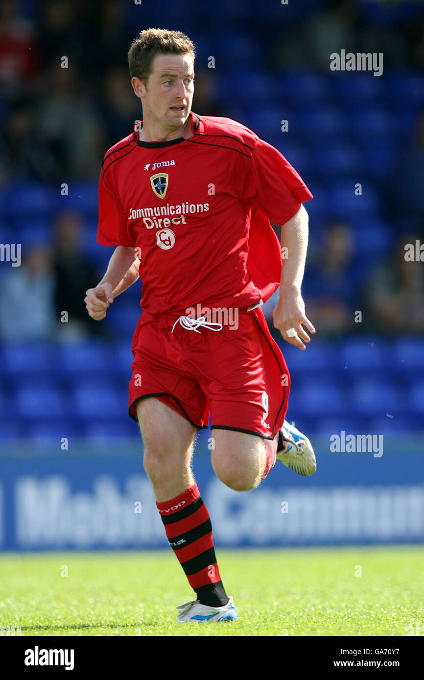 Fußball - freundlich - Stockport County gegen Cardiff City - Edgeley Park Stockfoto