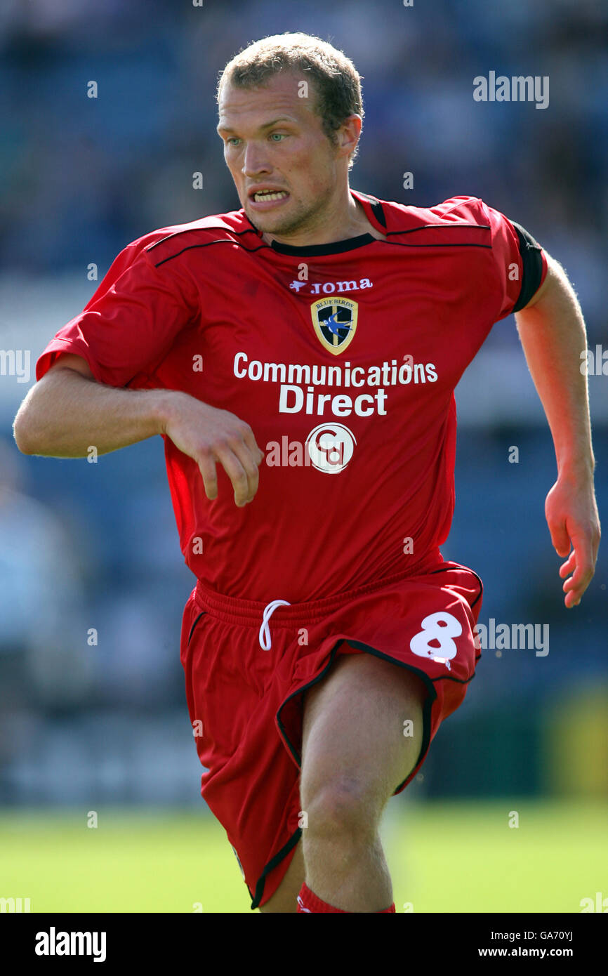 Fußball - freundlich - Stockport County gegen Cardiff City - Edgeley Park Stockfoto