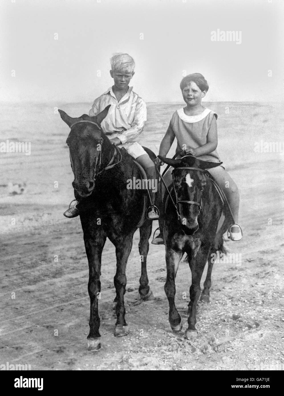 König - König Michael von Rumänien und Prinz Philip von Griechenland - Constanza Stockfoto