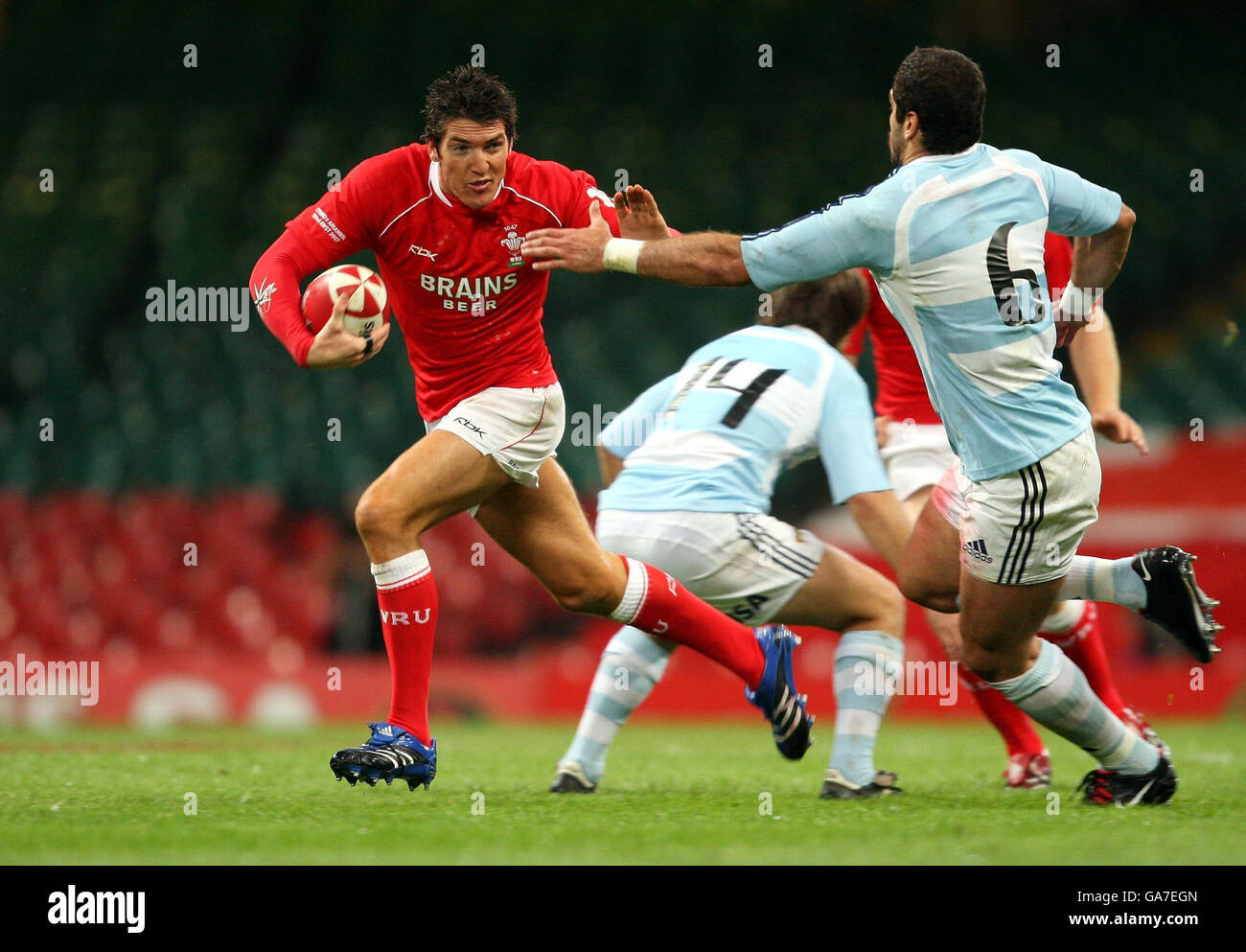 Rugby-Union - International - Wales V Argentinien - Millennium Stadium Stockfoto