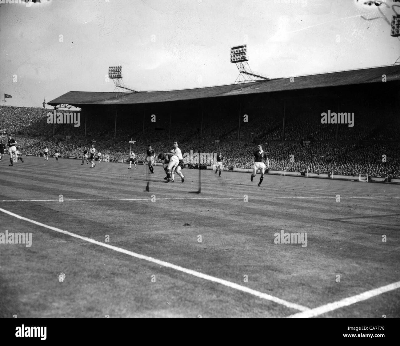 Fußball - FA-Cup-Finale - Bolton Wanderers gegen Manchester United – Wembley-Stadion Stockfoto