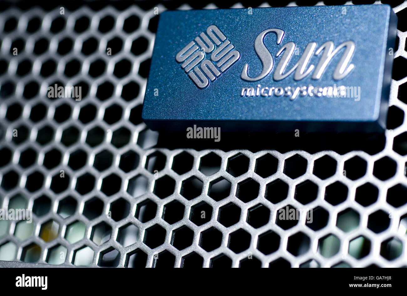 Technologiebestand. Ethernet-Switch von Cisco Systems Stockfoto