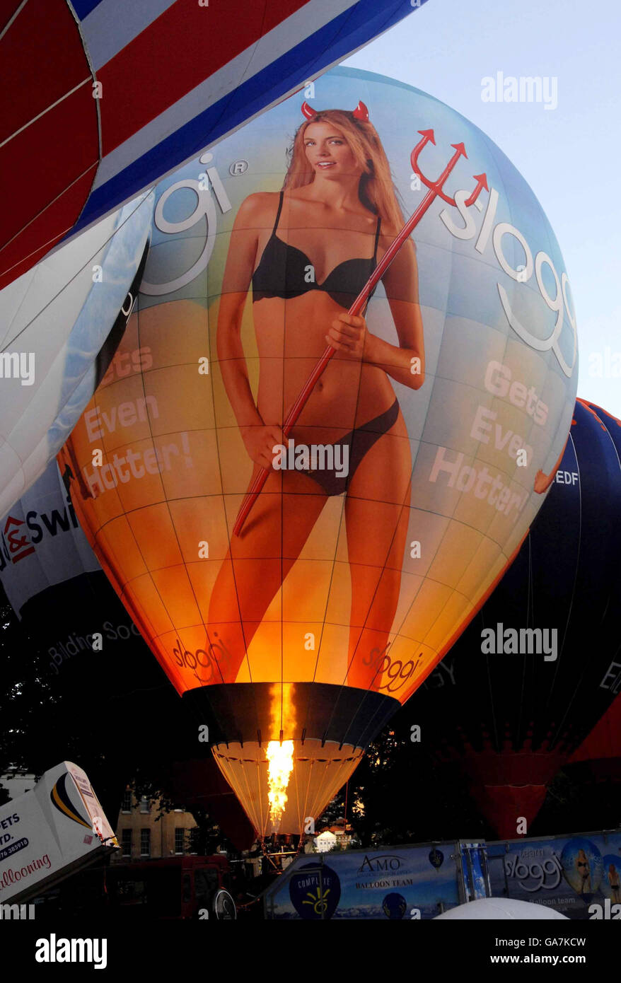 Heißluftballons Stockfoto