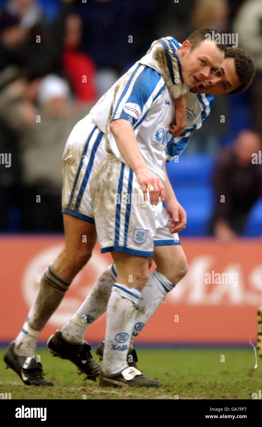 Fußball - AXA-FA-Cup - 4. Runde - Tranmere Rovers gegen Cardiff City Stockfoto