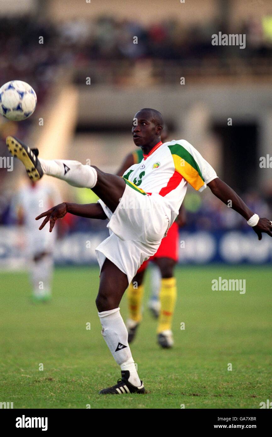 Fußball - African Nations Cup Mali 2002 - Finale - Senegal gegen Kamerun. Khalilou Fadiga, Senegal Stockfoto