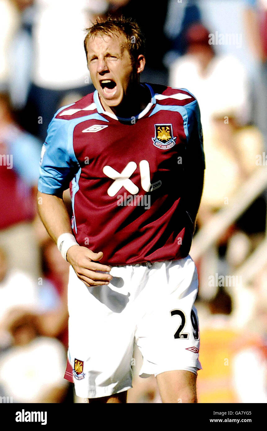 Fußball - Barclays Premier League - West Ham United gegen Wigan Athletic - Upton Park Stockfoto