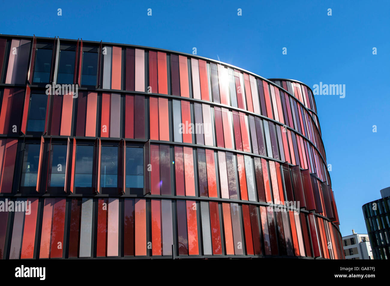 Europa, Deutschland, Nordrhein-Westfalen, Köln das Bürogebäude Köln Oval Büros von Architekten Louisa Hutton Und Pr Stockfoto