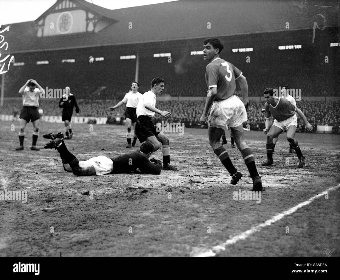 Fußball - Football League Division One - Tottenham Hotspur gegen Manchester United Stockfoto