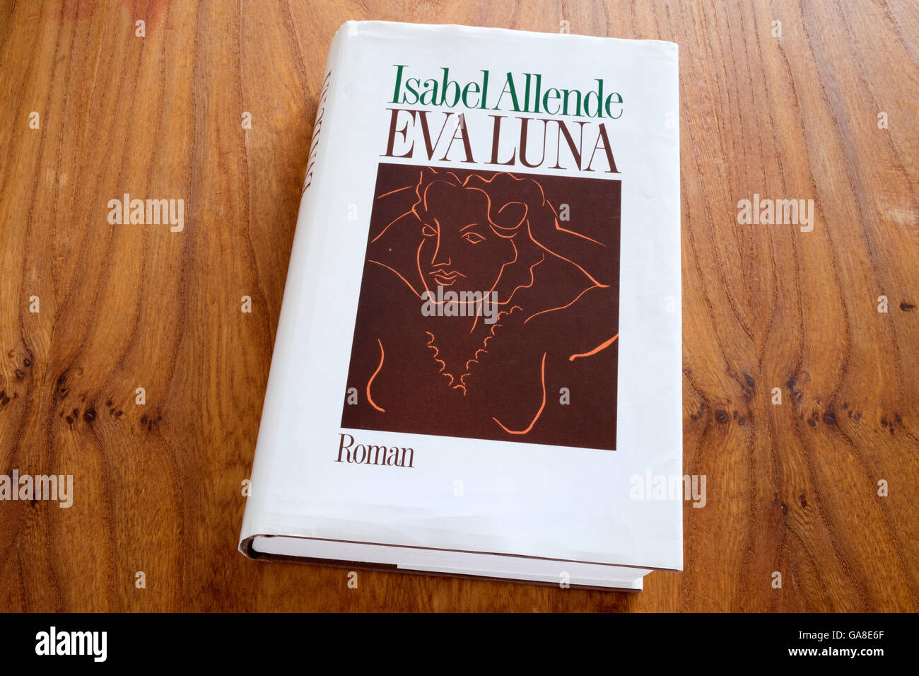 Isabel Allende Eva Luna Hardcover-Buch Stockfoto