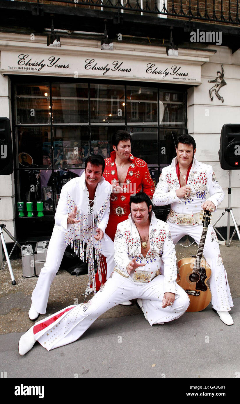 Geordie elvis front elvis shmelvis direkt vor deinem elvisly Fotos und