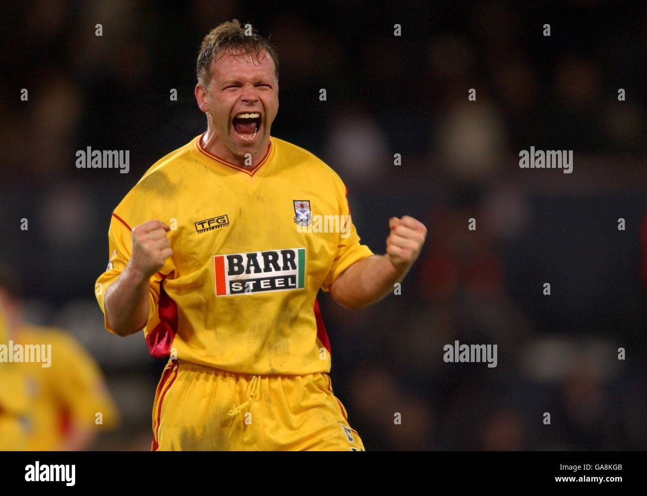 Fußball - CIS Insurance Cup - Semi Final - Hibernian V Ayr United Stockfoto