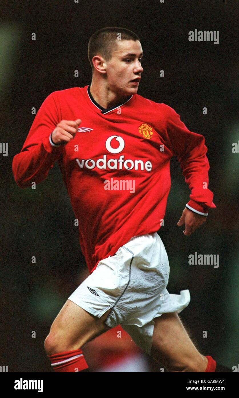 Fußball - FA Youth Cup - Fünfte Runde - Manchester United / Hartlepool United. Lee Sims, Manchester United Stockfoto