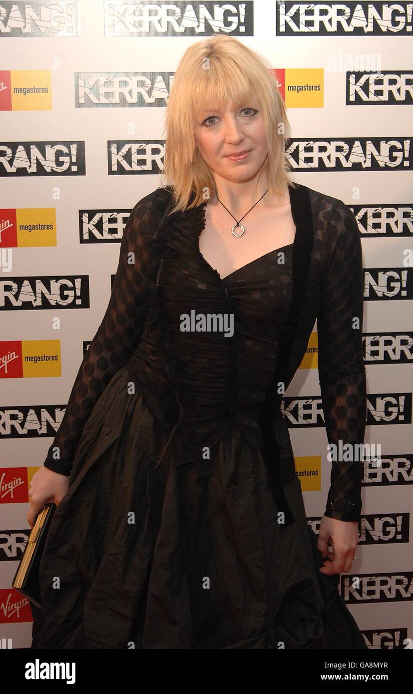 Kerrang Awards 2007 - London. Yvette Fielding kommt für die Kerrang Awards 2007 in der Londoner Brauerei an Stockfoto