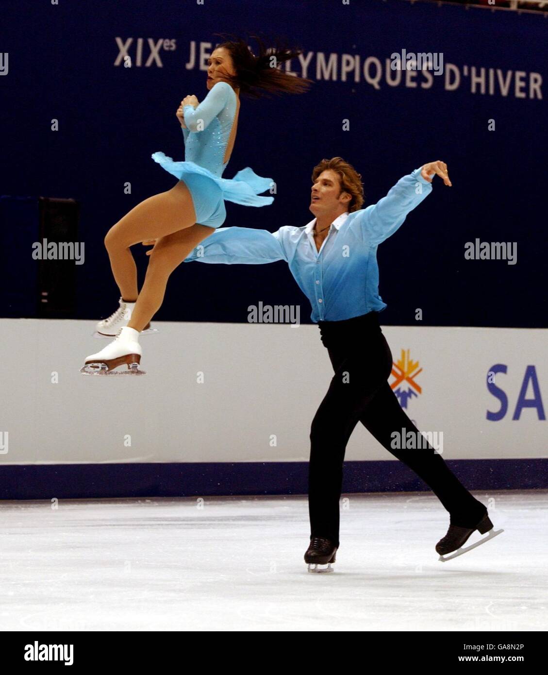 Winter Olympiade - Salt Lake City 2002 - Eiskunstlauf - Paare Kür Stockfoto