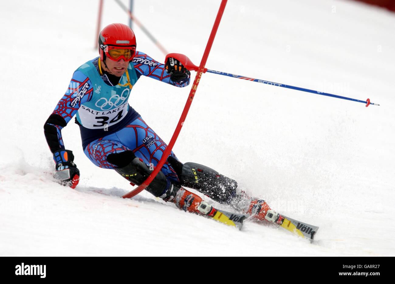 Olympische Winterspiele Salt Lake City 2002 Ski Alpin Slalom der