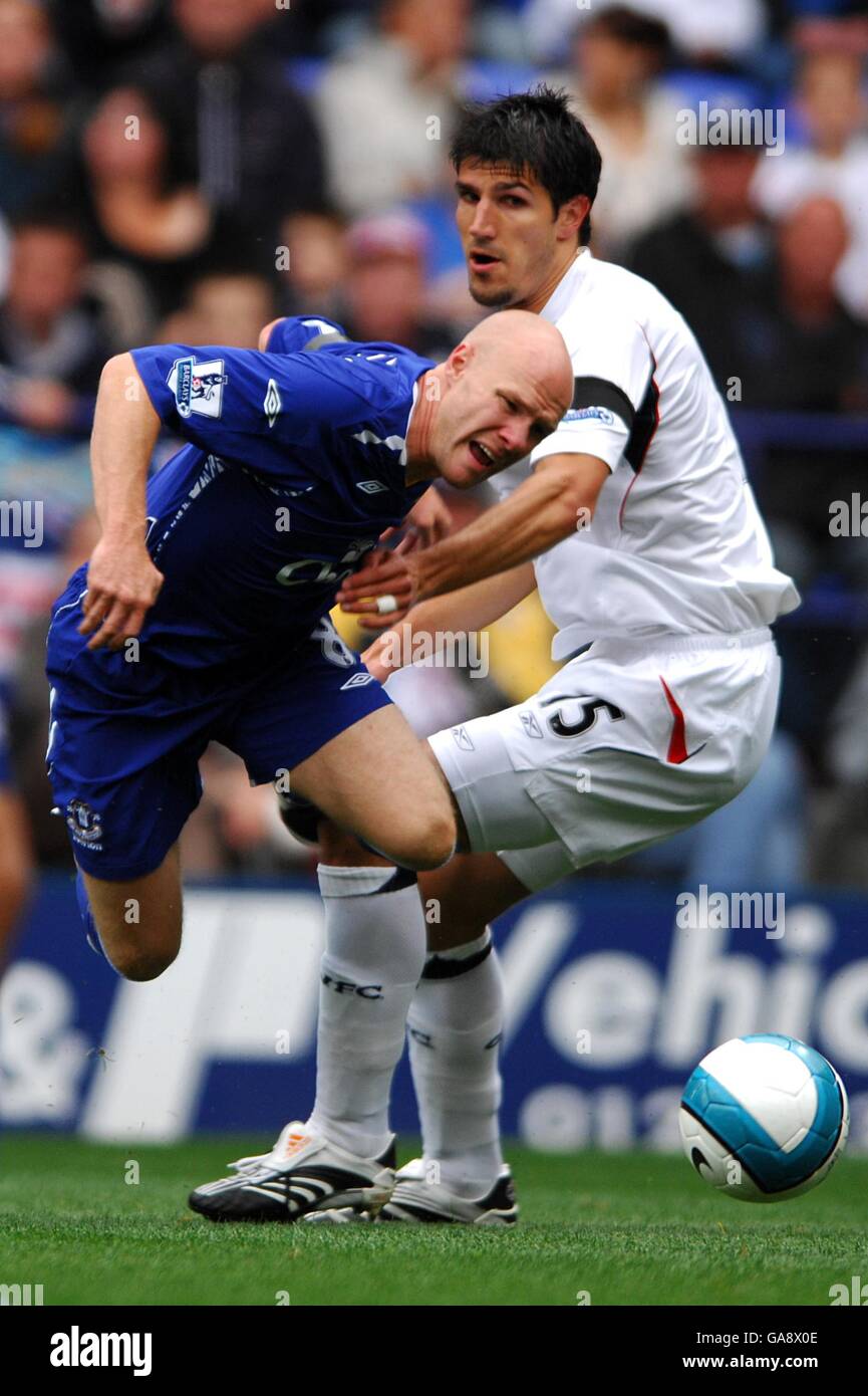 Fußball - Barclays Premier League - Bolton Wanderers V Everton - Reebok Stadium Stockfoto
