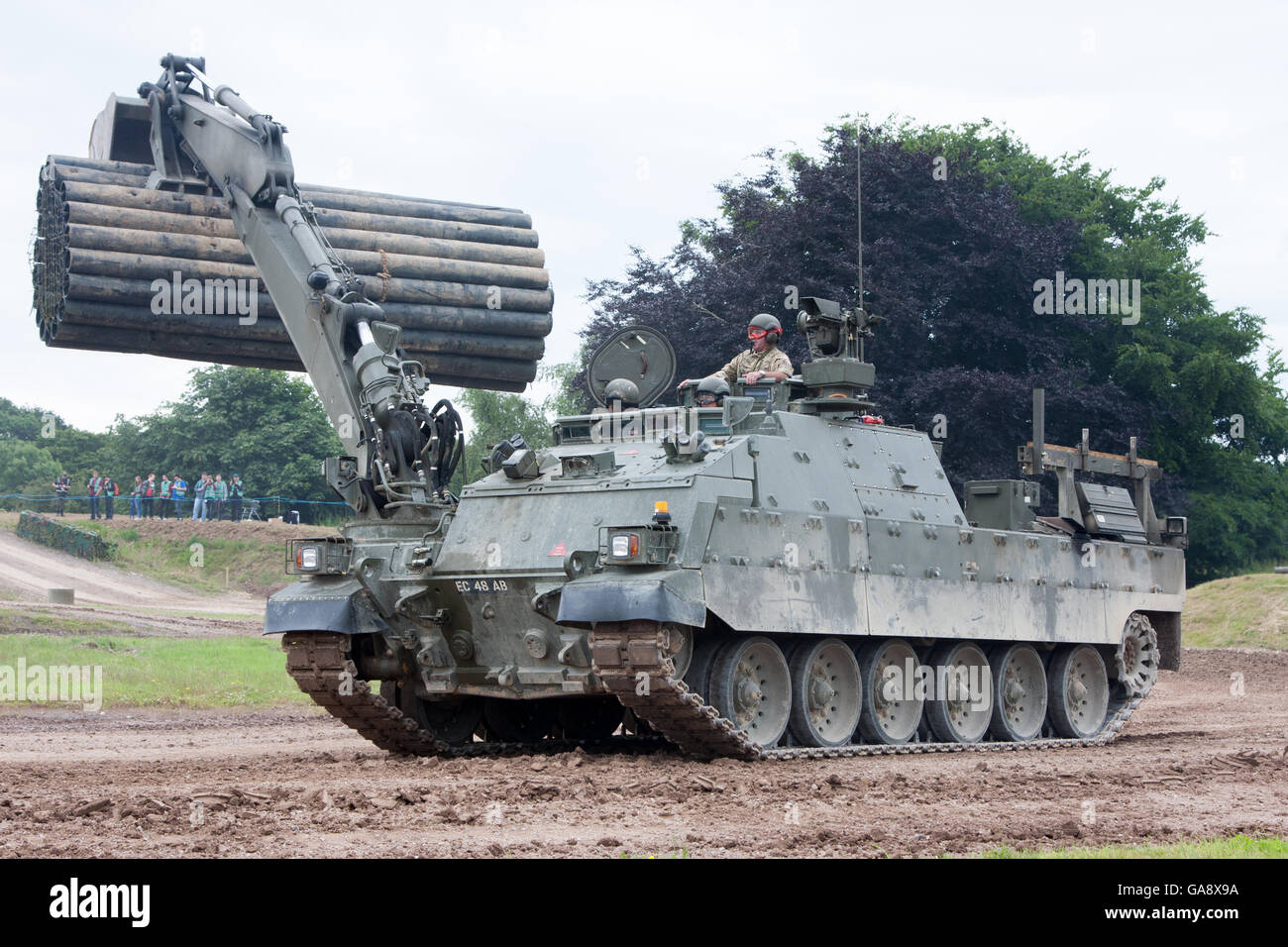 Trojan gepanzerte Ingenieur Fahrzeug beim Tankfest Stockfoto