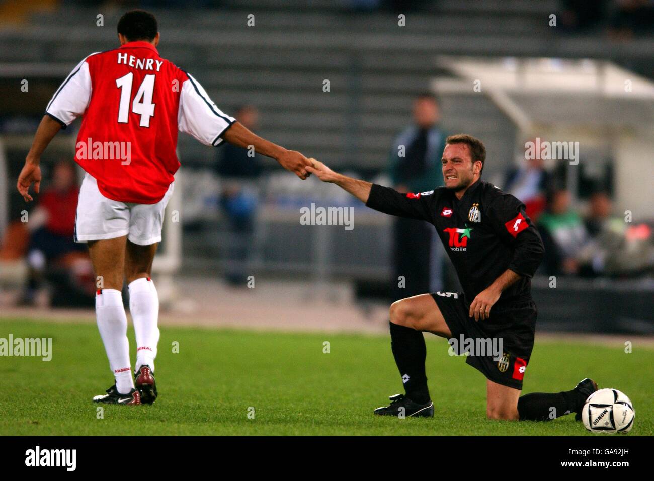 Fußball - UEFA Champions League - Gruppe D - Juventus V Arsenal Stockfoto