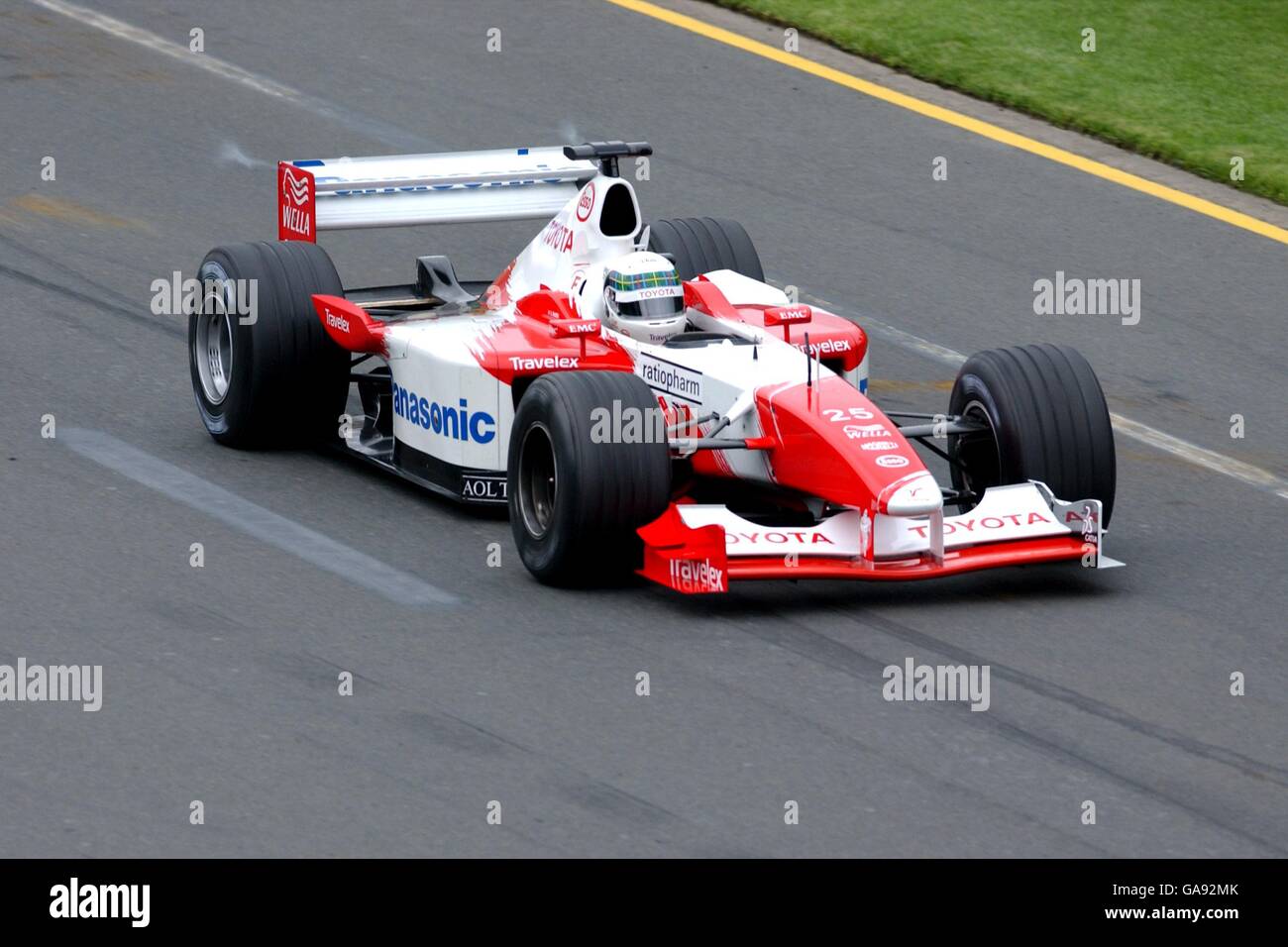 Formel-1-Motorsport - Großer Preis Von Australien - Training. Allan McNish, Toyota Stockfoto