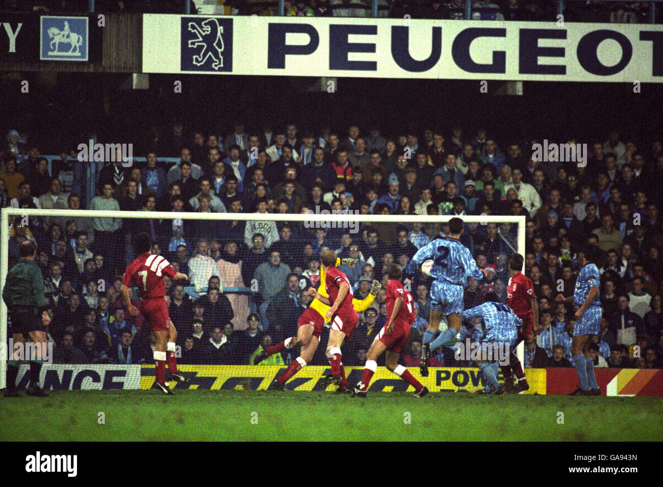 Fußball - Coventry City V Liverpool - Highfield Road Stockfoto