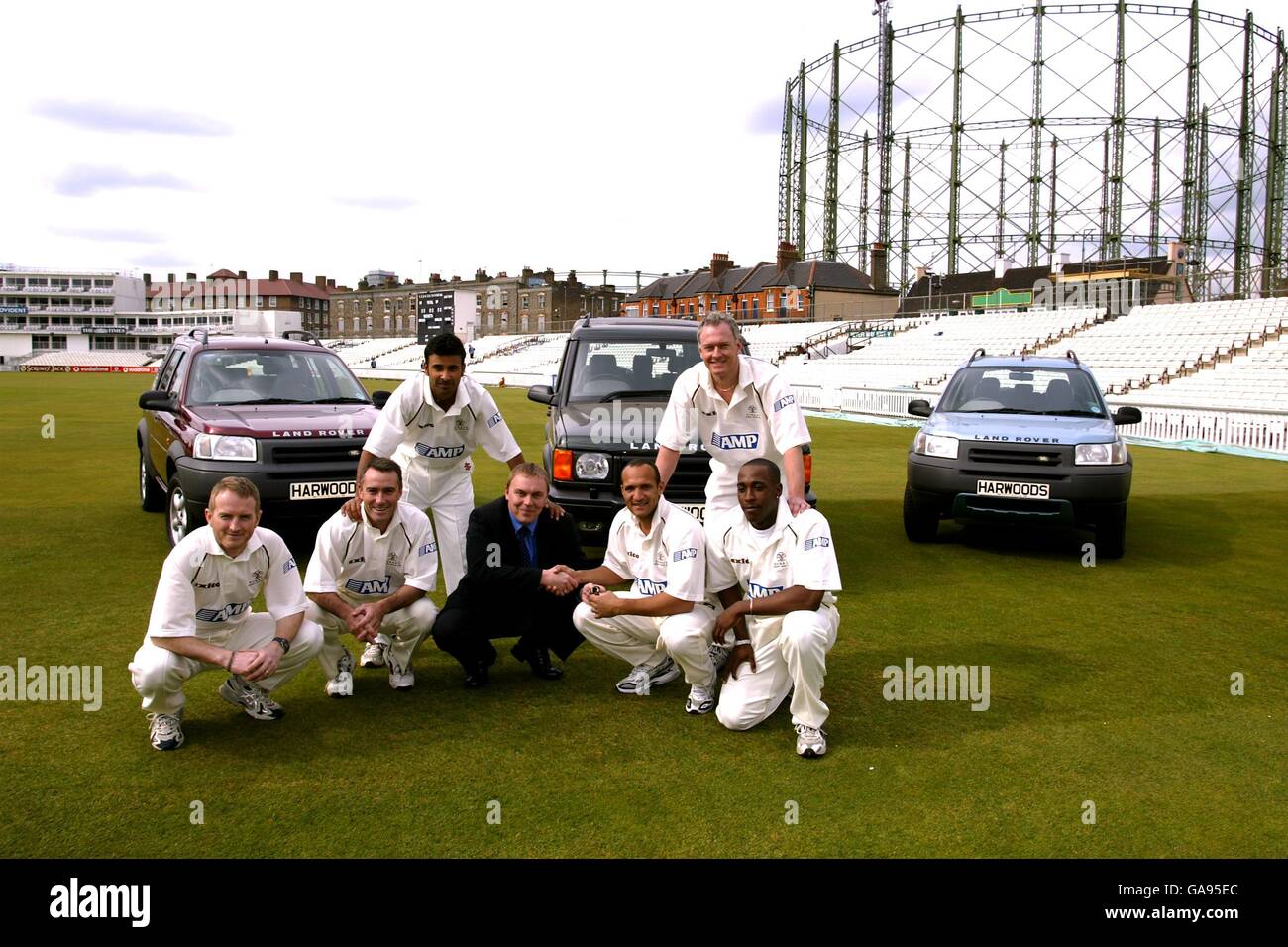 Cricket - Surrey CCC Pressetag Stockfoto