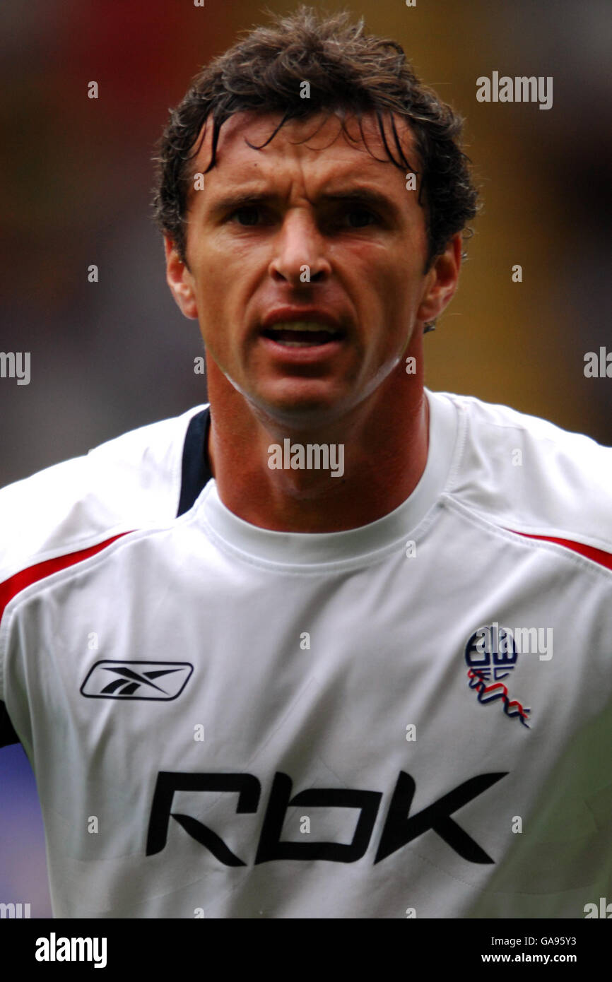 Fußball - Barclays Premier League - Bolton Wanderers gegen Everton - Reebok Stadium. Gary Speed, Bolton Wanderers Stockfoto