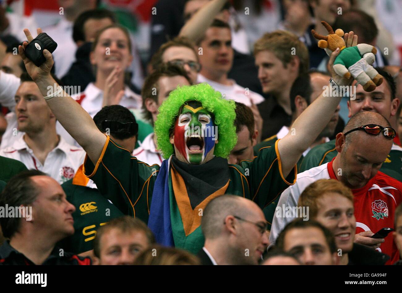 Rugby-Union - IRB Rugby World Cup 2007 - Pool A - England V Südafrika - Stade De France Stockfoto