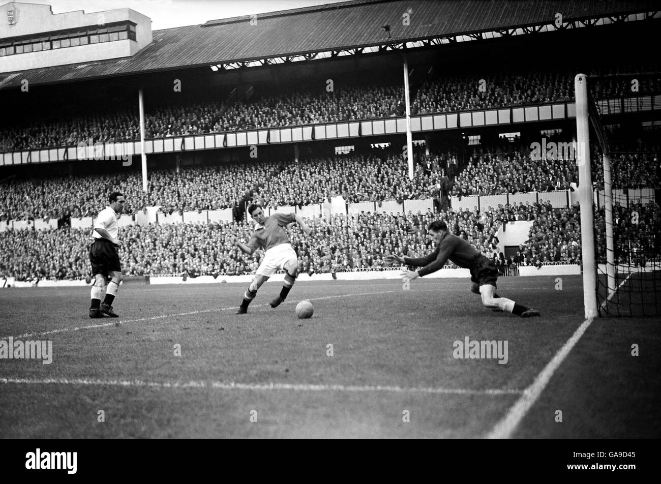 Fußball - Football League Division One - Tottenham Hotspur gegen Manchester United Stockfoto