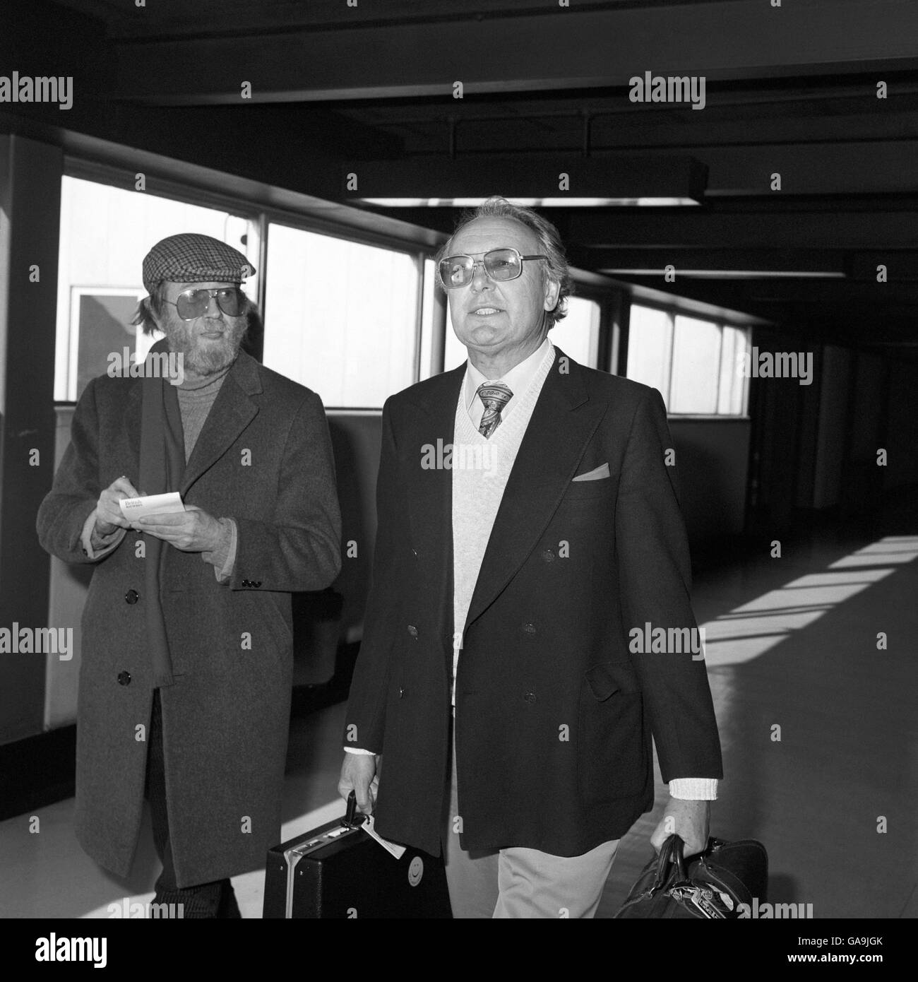 Sir Freddie Laker - Heathrow Flughafen Stockfoto