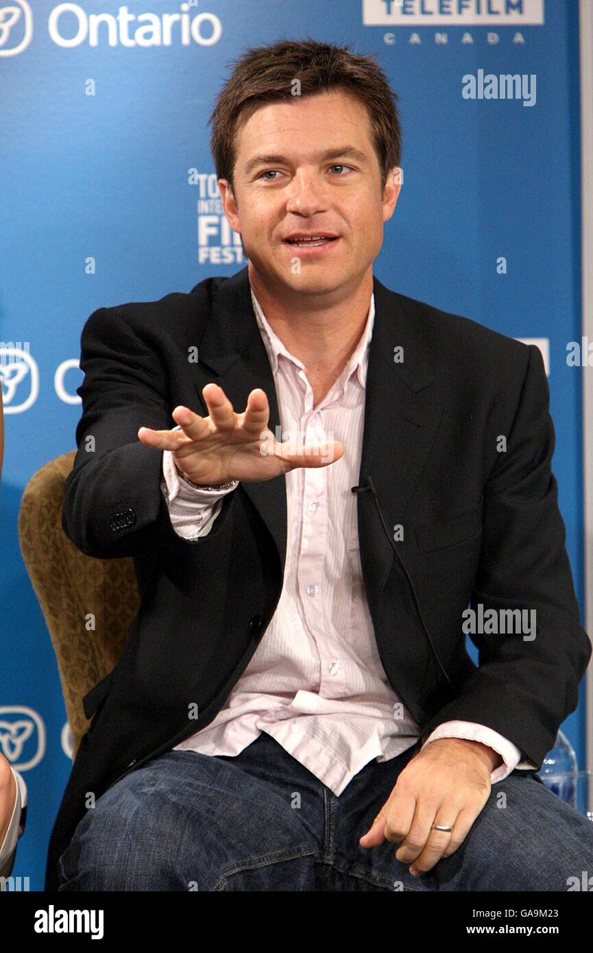 Jason Bateman während der 32. Annual Toronto International Film Festival 'Juno' Pressekonferenz im Sutton Place Hotel. Stockfoto