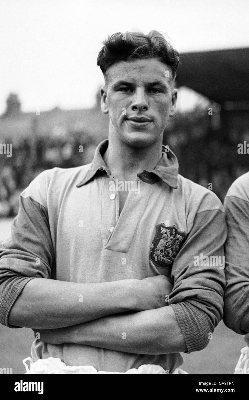 Fußball - Football League Division Two - West Ham United / Leeds United. John Charles, Leeds United Stockfoto