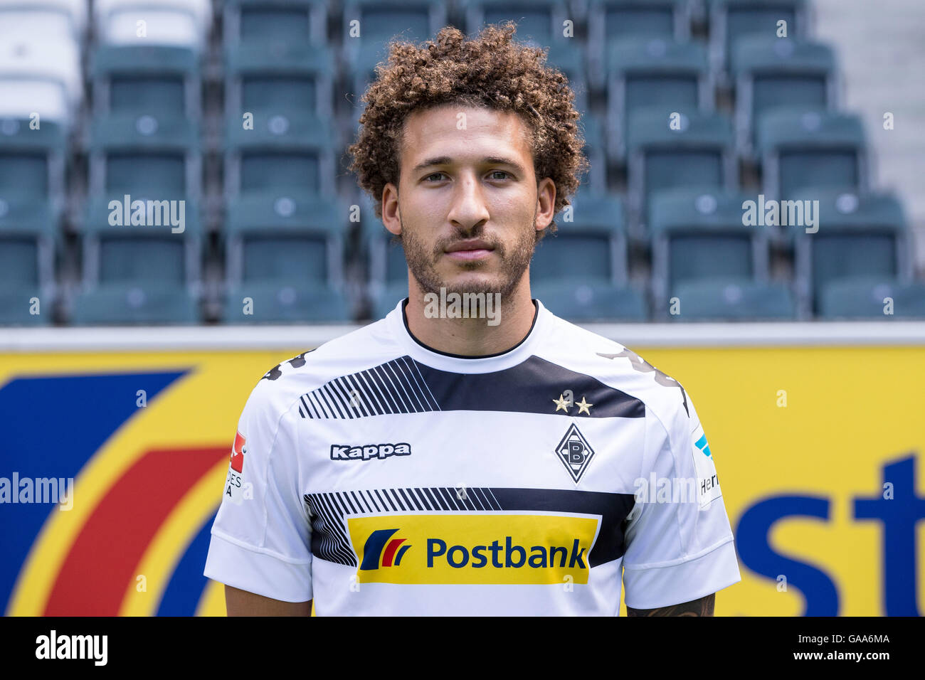 Deutsche Bundesliga - Saison 2016/17 - Fototermin Borussia Mönchengladbach am 1. August 2016 in Mönchengladbach: Fabian Johnson. Foto: Maja Hitij/Dpa | weltweite Nutzung Stockfoto