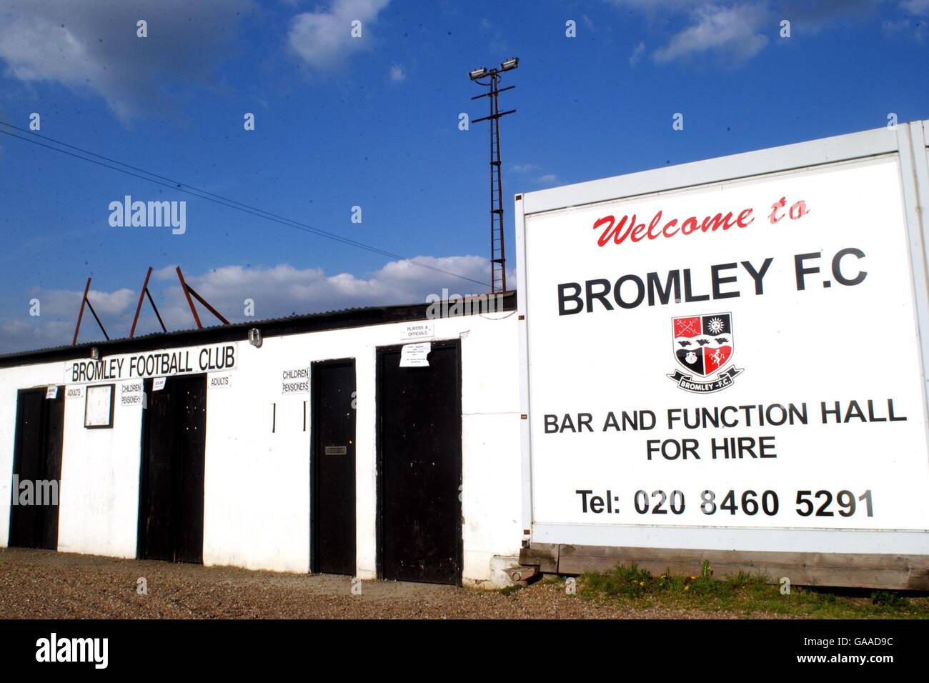 Fußball - AXA FA Women's Premier League National Division - Charlton Ladies gegen Arsenal Ladies. Hayes Lane, Heimstadion der Charlton Ladies Stockfoto