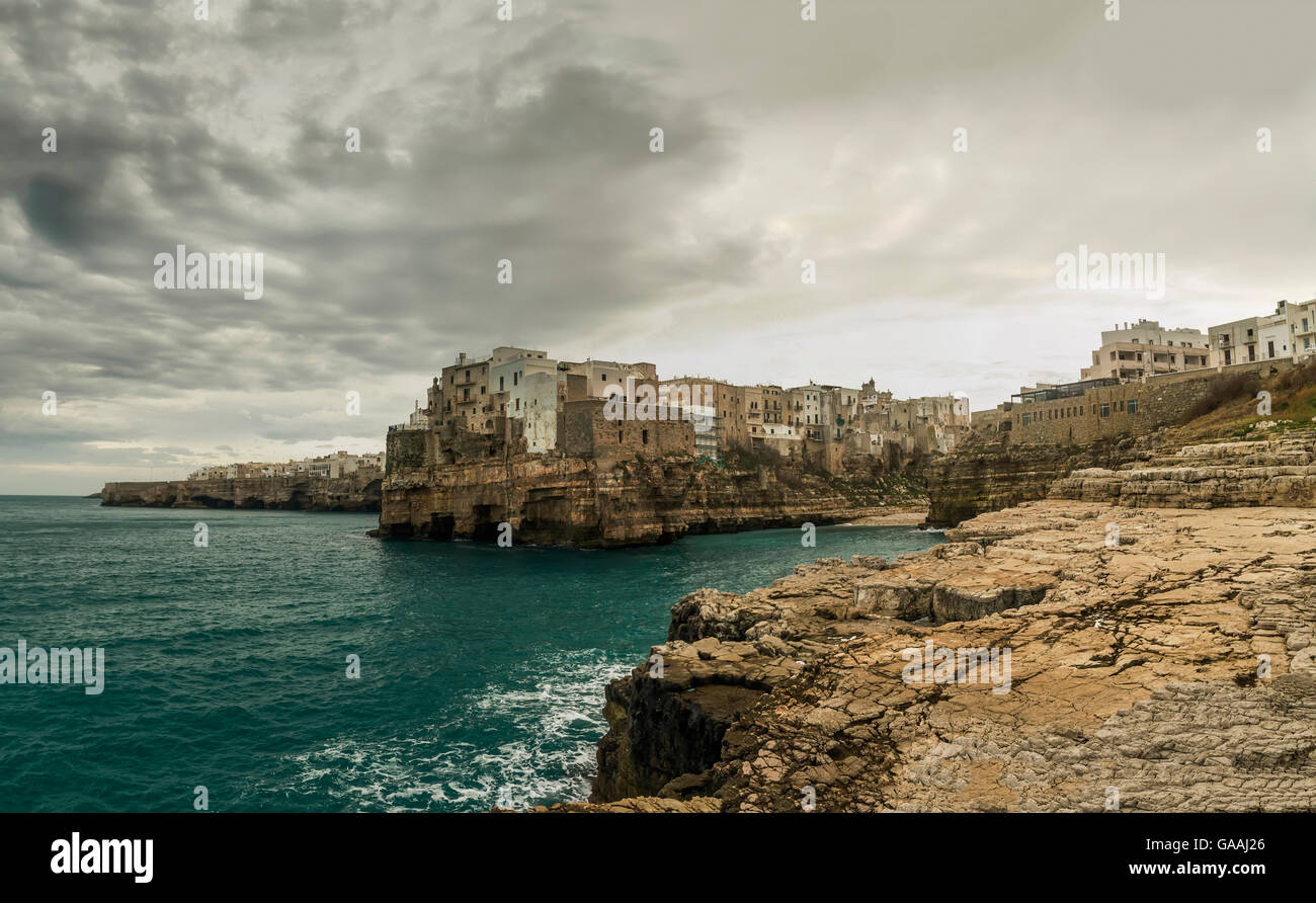 Polignano eine Stute Polignano eine Stute Stockfoto