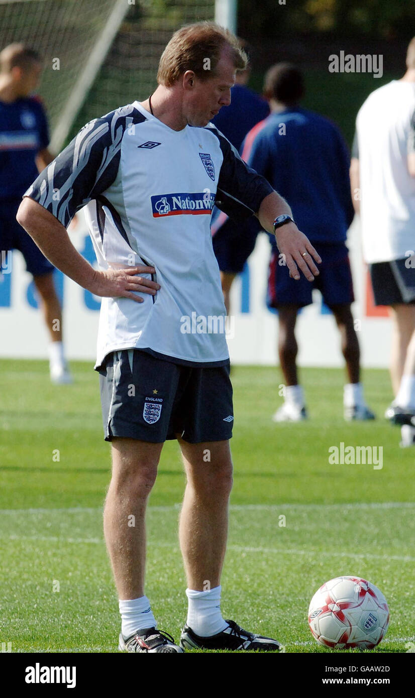 Fußball - Europameisterschaft 2008-Qualifikation - Gruppe E - England V Russland - Training - London Nachbarschaft Stockfoto