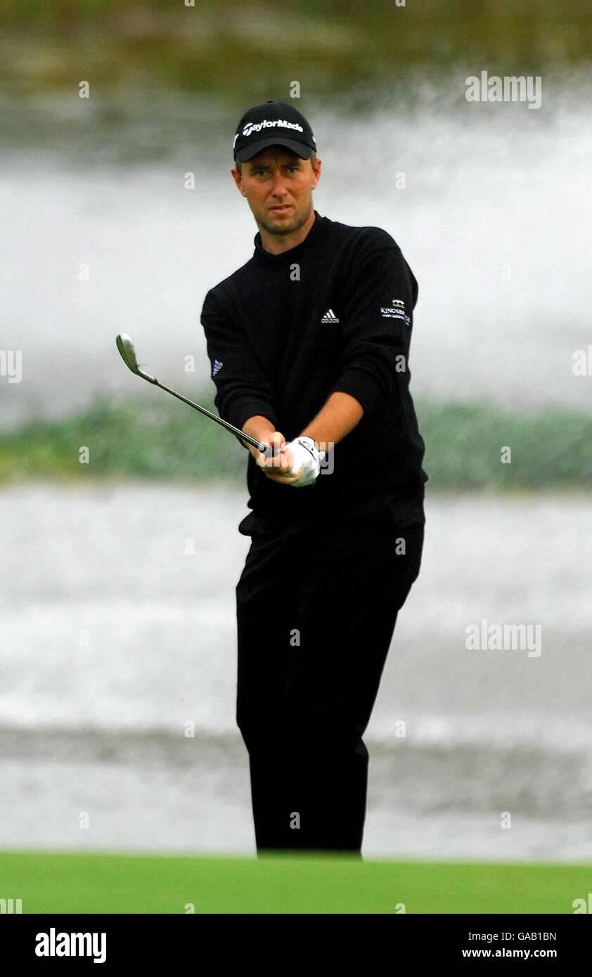 Englands Mark Foster während der Quinn Direct British Masters am Belfry, Wilshaw, Sutton Coldfield. Stockfoto