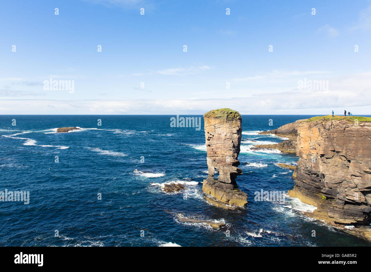 Meer-Stack Yesnaby Stockfoto