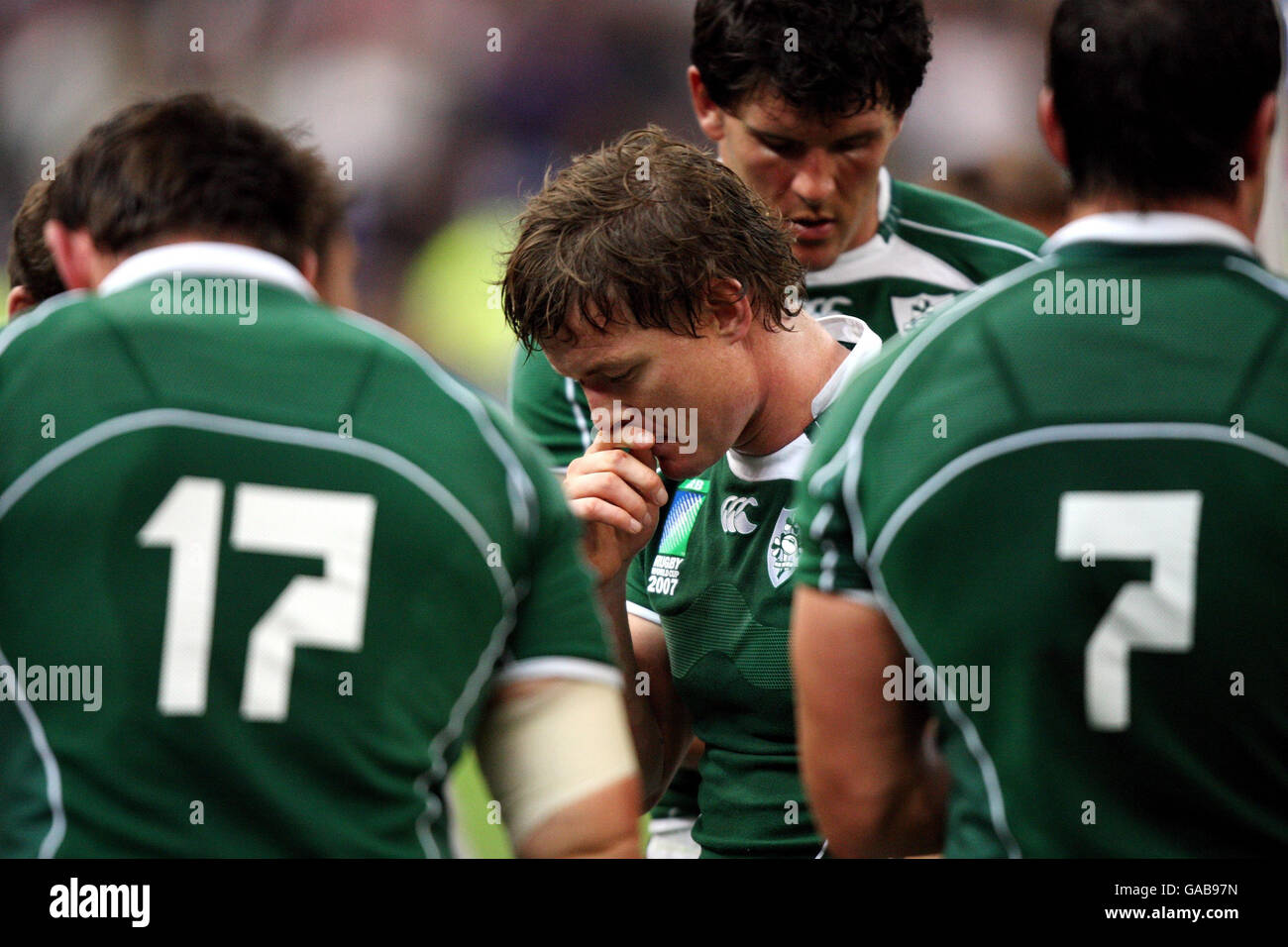 Rugby-Union - IRB Rugby World Cup 2007 - Pool D - Frankreich / Irland - Stade de France Stockfoto