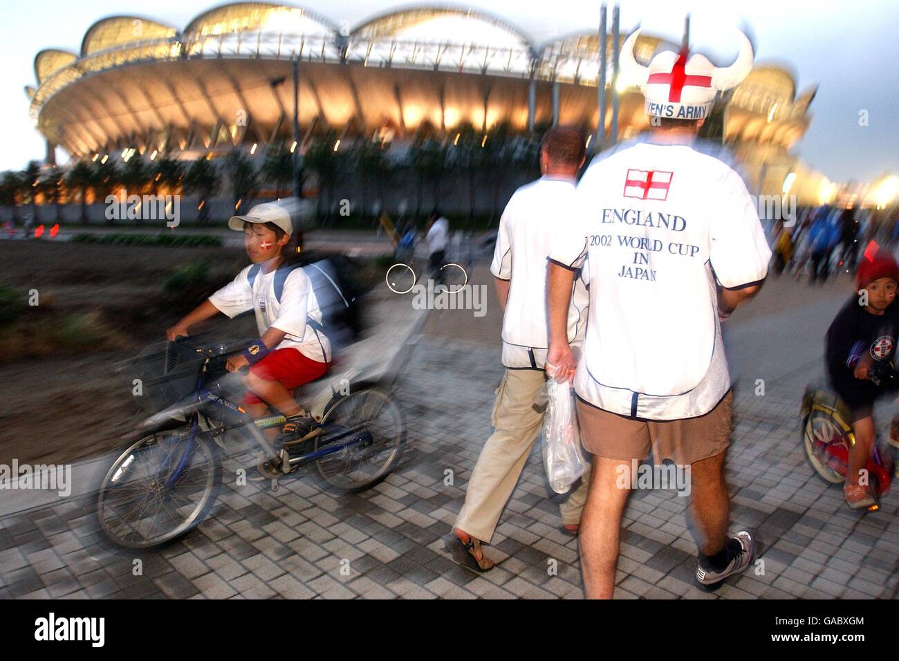 Fußball - FIFA World Cup 2002 - zweite Runde - Dänemark / England Stockfoto