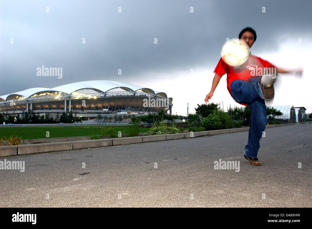 Fußball - FIFA World Cup 2002 - zweite Runde - Dänemark / England Stockfoto