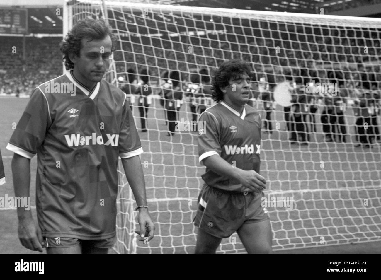 Fußball - Fußball-Ligaspiel Centenary - Liga XI V Rest der Welt XI - Wembley-Stadion Stockfoto