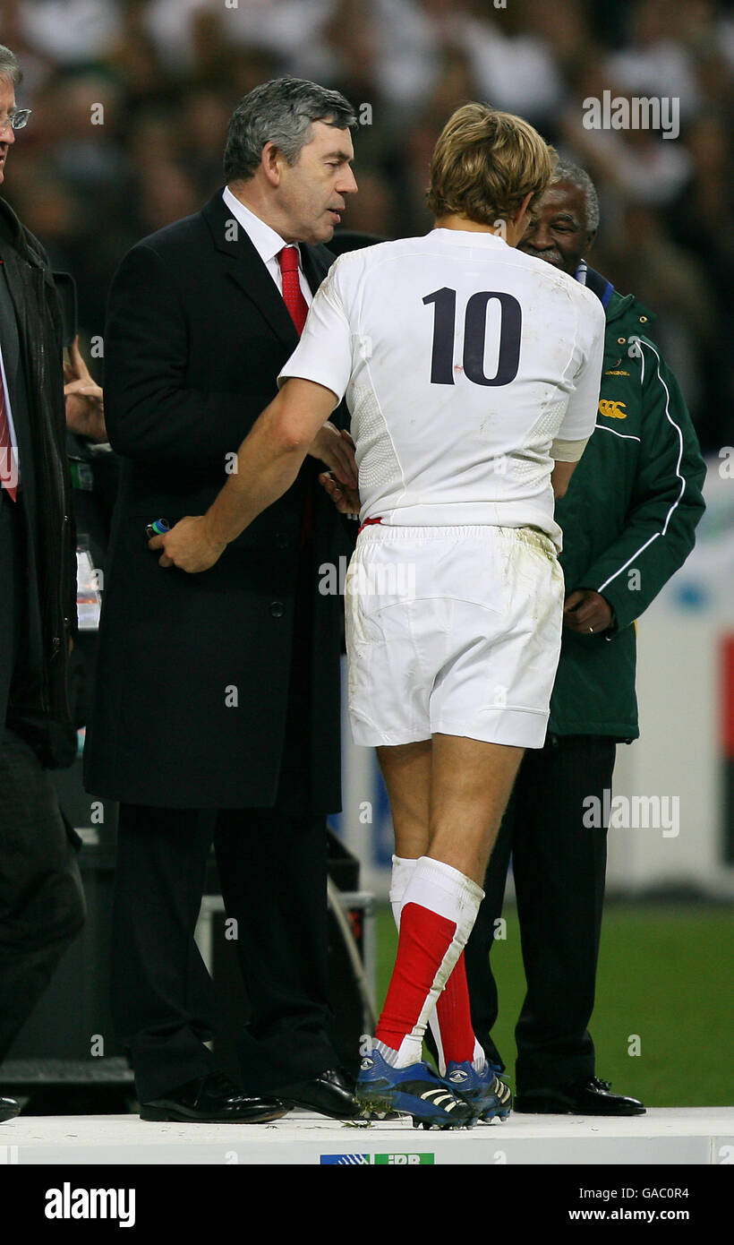 Rugby-Union - IRB Rugby World Cup 2007 - Finale - England V Südafrika - Stade De France Stockfoto